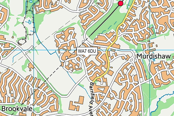 WA7 6DU map - OS VectorMap District (Ordnance Survey)