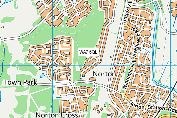 WA7 6QL map - OS VectorMap District (Ordnance Survey)