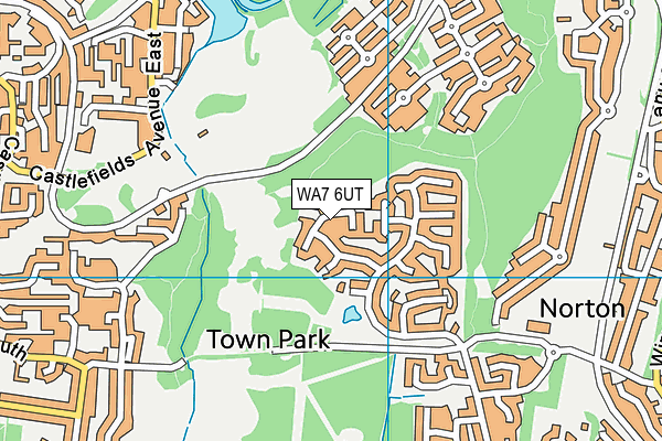 WA7 6UT map - OS VectorMap District (Ordnance Survey)