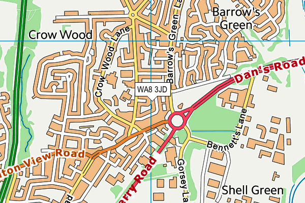 Map of WINNING REDFOX LTD at district scale