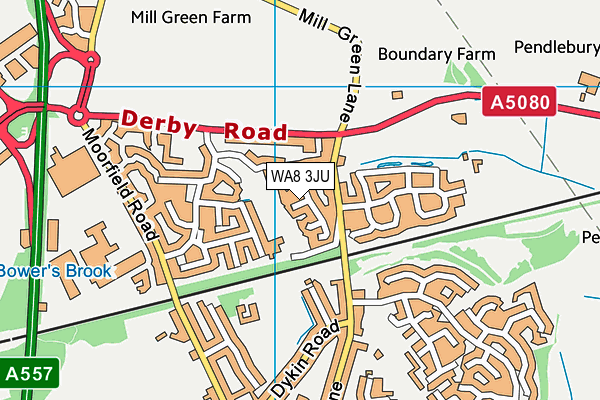 Map of OLIVIA BARBER LTD. at district scale