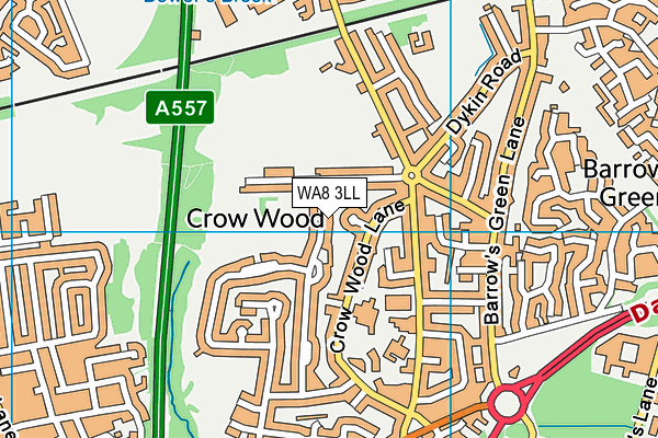 Map of OOORANGE LIMITED at district scale