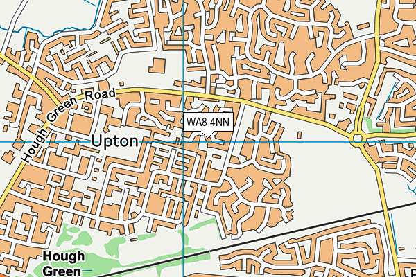 WA8 4NN map - OS VectorMap District (Ordnance Survey)