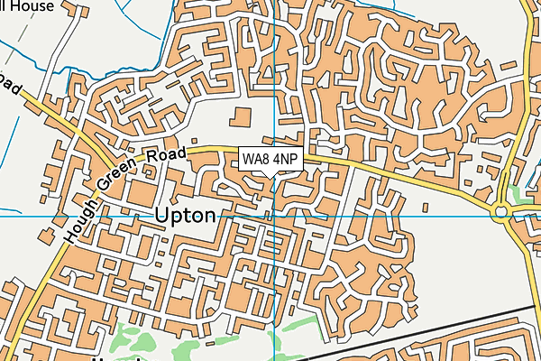 WA8 4NP map - OS VectorMap District (Ordnance Survey)