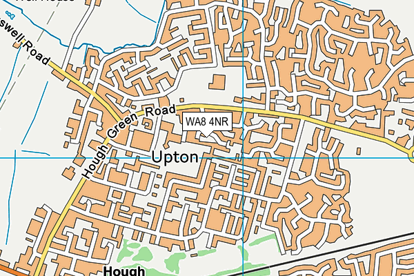 WA8 4NR map - OS VectorMap District (Ordnance Survey)