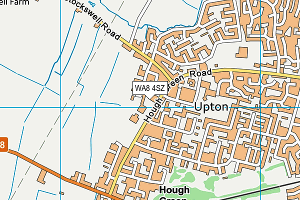 St Basil's Catholic Primary School map (WA8 4SZ) - OS VectorMap District (Ordnance Survey)