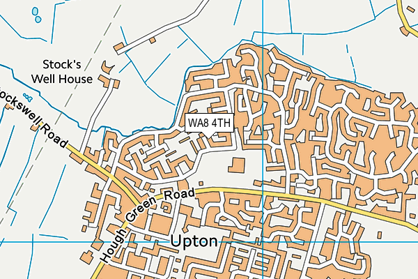 WA8 4TH map - OS VectorMap District (Ordnance Survey)