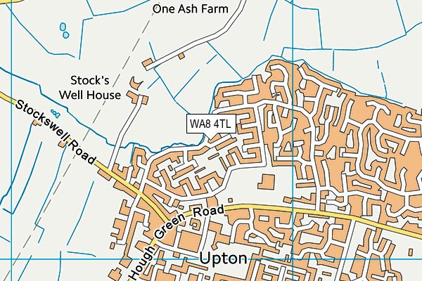 WA8 4TL map - OS VectorMap District (Ordnance Survey)