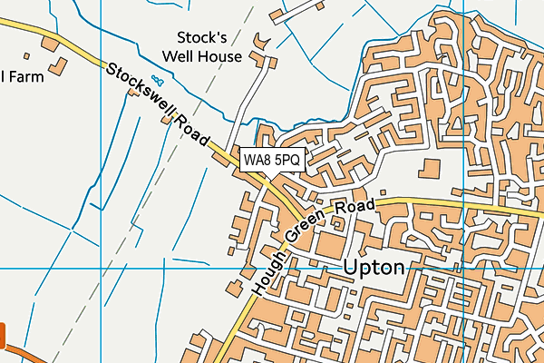 WA8 5PQ map - OS VectorMap District (Ordnance Survey)