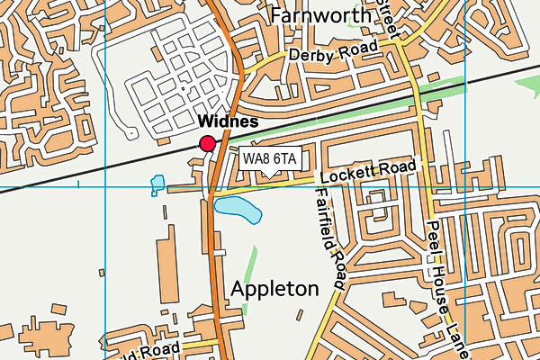 WA8 6TA map - OS VectorMap District (Ordnance Survey)