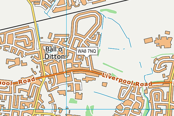 WA8 7NQ map - OS VectorMap District (Ordnance Survey)