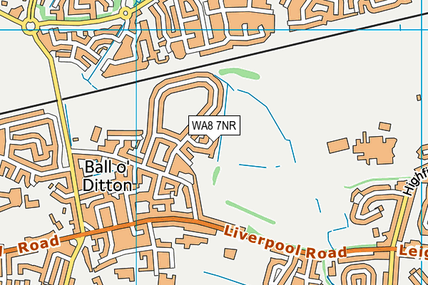WA8 7NR map - OS VectorMap District (Ordnance Survey)