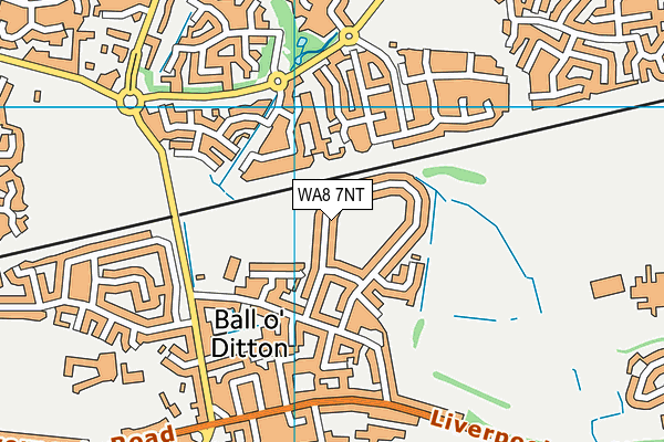 WA8 7NT map - OS VectorMap District (Ordnance Survey)