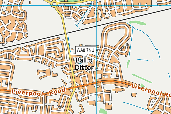 Club Fitness Ltd (Closed) map (WA8 7NU) - OS VectorMap District (Ordnance Survey)