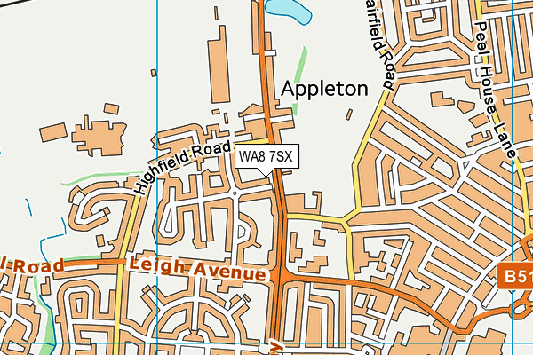 WA8 7SX map - OS VectorMap District (Ordnance Survey)