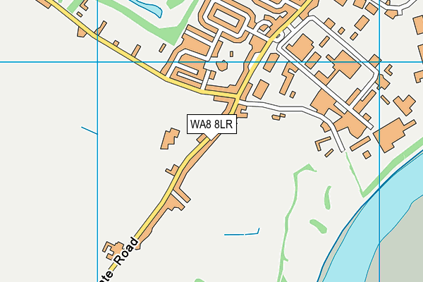 WA8 8LR map - OS VectorMap District (Ordnance Survey)