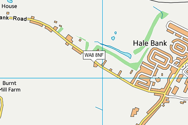 WA8 8NF map - OS VectorMap District (Ordnance Survey)