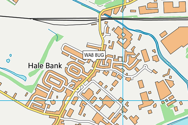 WA8 8UG map - OS VectorMap District (Ordnance Survey)