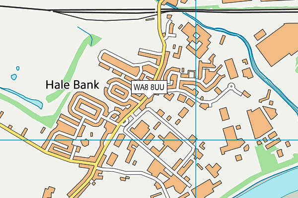 WA8 8UU map - OS VectorMap District (Ordnance Survey)