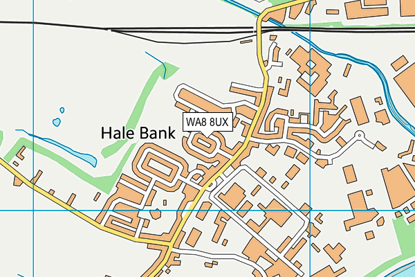 Halebank Recreation Ground map (WA8 8UX) - OS VectorMap District (Ordnance Survey)