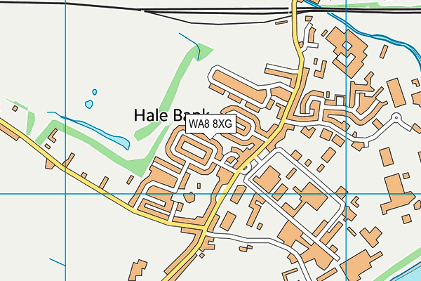 WA8 8XG map - OS VectorMap District (Ordnance Survey)