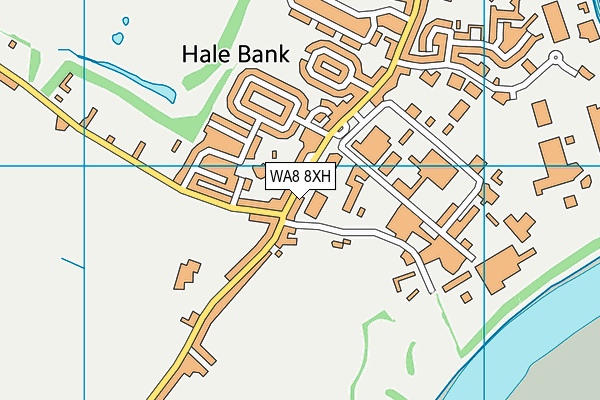 WA8 8XH map - OS VectorMap District (Ordnance Survey)