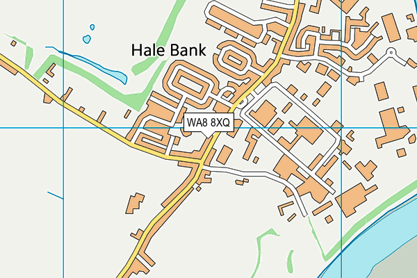 WA8 8XQ map - OS VectorMap District (Ordnance Survey)
