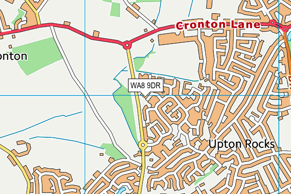 WA8 9DR map - OS VectorMap District (Ordnance Survey)