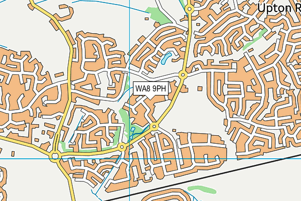 WA8 9PH map - OS VectorMap District (Ordnance Survey)