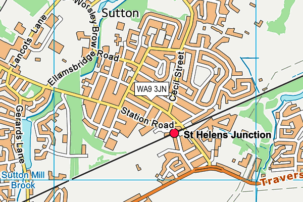 Map of SUTTON CARS LTD at district scale
