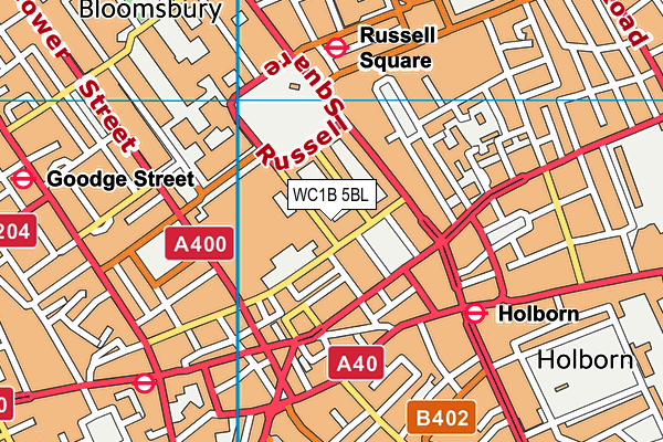 Map of BEDFORD ESTATES LONDON ESTATES LLP at district scale