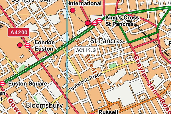 Map of BLOOMSBURY INFORMATION CAPITAL LIMITED at district scale