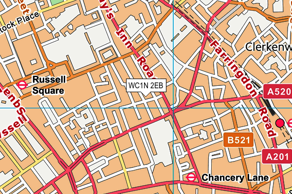 Map of SQUARESPACE UK LIMITED at district scale