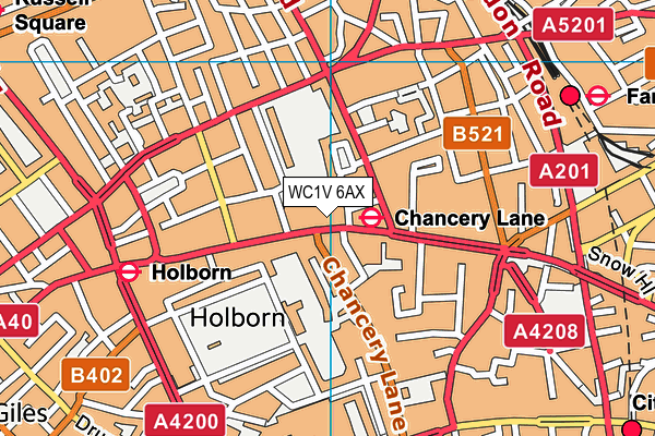 Map of BLOOMSBURY MANOR LTD at district scale