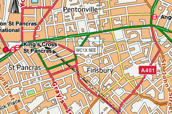 Map of PERCY CIRCUS (FREEHOLD) COMPANY LIMITED at district scale