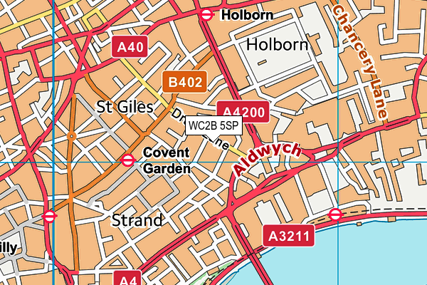 Map of NEW LONDON THEATRE LIMITED at district scale