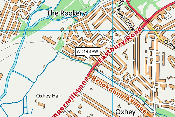 Map of OXHEY CONSULTING LTD at district scale