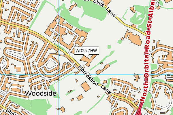 Future Academies Watford map (WD25 7HW) - OS VectorMap District (Ordnance Survey)