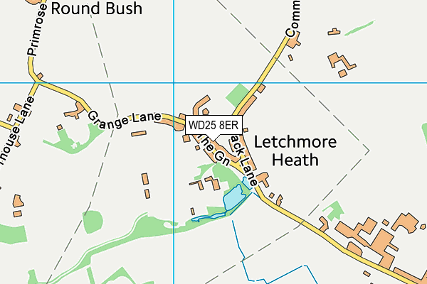 Map of BELSTONE HOMES BUSHEY LIMITED at district scale