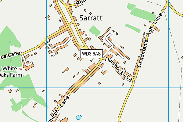 Sarratt Church of England Primary School map (WD3 6AS) - OS VectorMap District (Ordnance Survey)