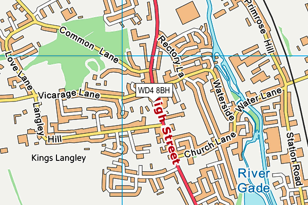 Map of GARAGE CONVERTERS LTD at district scale