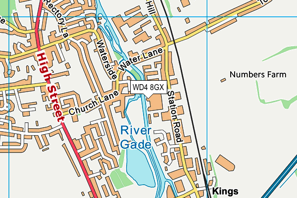 Map of ABBEY STUDY GROUP LTD at district scale