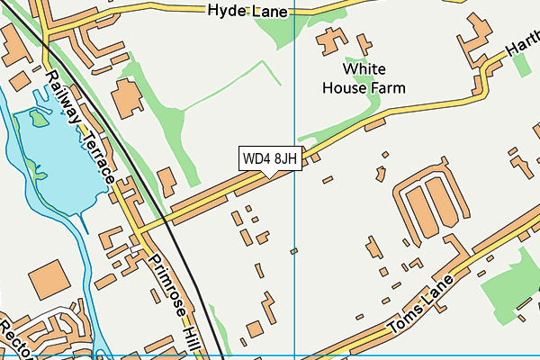 Map of ROSS HUDSON ELECTRICAL LTD at district scale