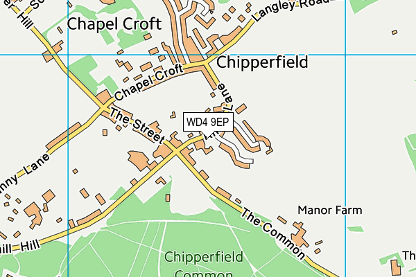 Map of CHIPPERFIELD ACCOUNTING LTD at district scale