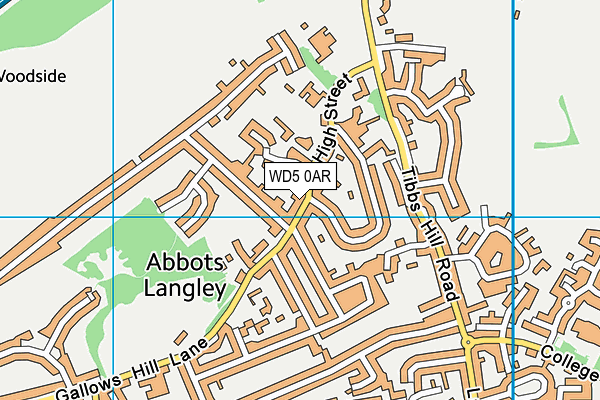 Map of THE NOOR MAHAL ABBOTS LTD at district scale