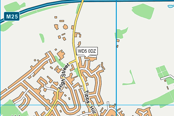 Map of ROSEBUD HILLS LTD. at district scale