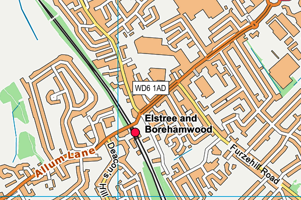 Map of HERTS CARS BOREHAMWOOD LIMITED at district scale
