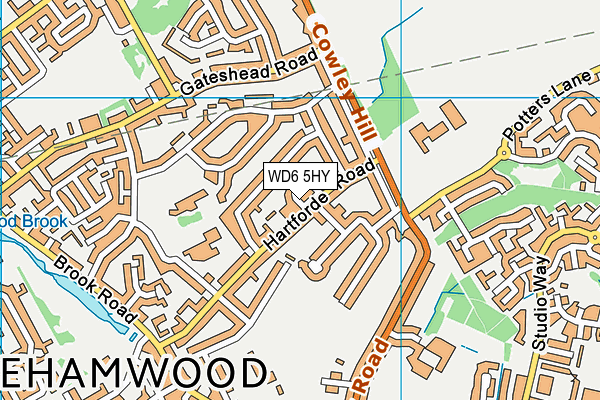 Map of LOCAL CARS BOREHAMWOOD LIMITED at district scale