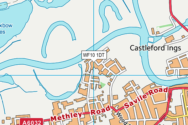 WF10 1DT map - OS VectorMap District (Ordnance Survey)