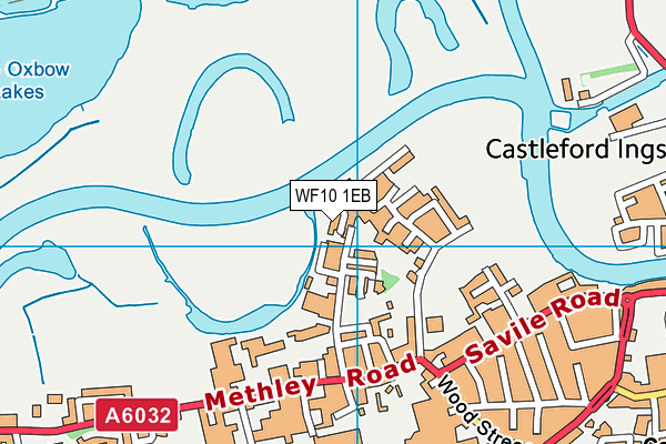 WF10 1EB map - OS VectorMap District (Ordnance Survey)